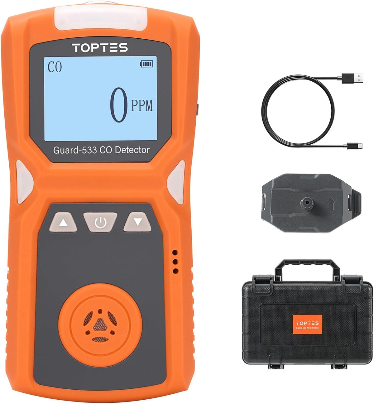 Detector portátil de CO Toptes Guard-533 con clip trasero TopTes - Detección de gas disponible en Caracas, Venezuela | Precio: $139.98 USD | Envío a toda Venezuela | IoniaShop