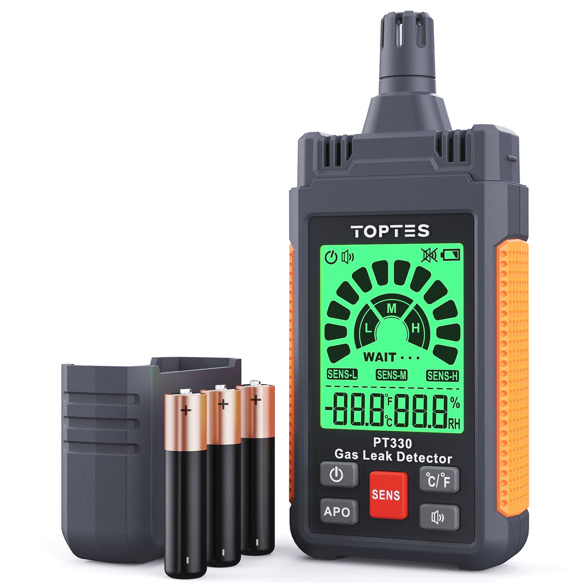 Detector de fugas de gas Toptes PT330 con pantalla LCD grande TopTes - Detección de gas disponible en Caracas, Venezuela | Precio: $79.98 USD | Envío a toda Venezuela | IoniaShop